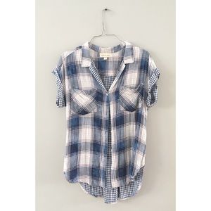 Anthropologie Celestine Button-down in Plaid